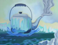 On Thin Ice, 2008, 24"x30"